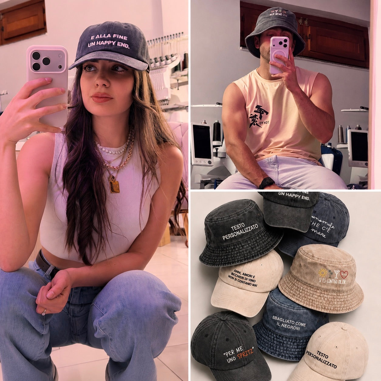 Frase Personalizzata - Cappello