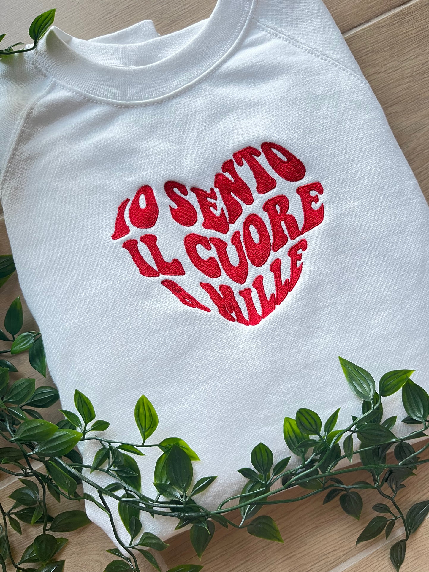 Felpa/T-shirt - IO SENTO IL CUORE A MILLE