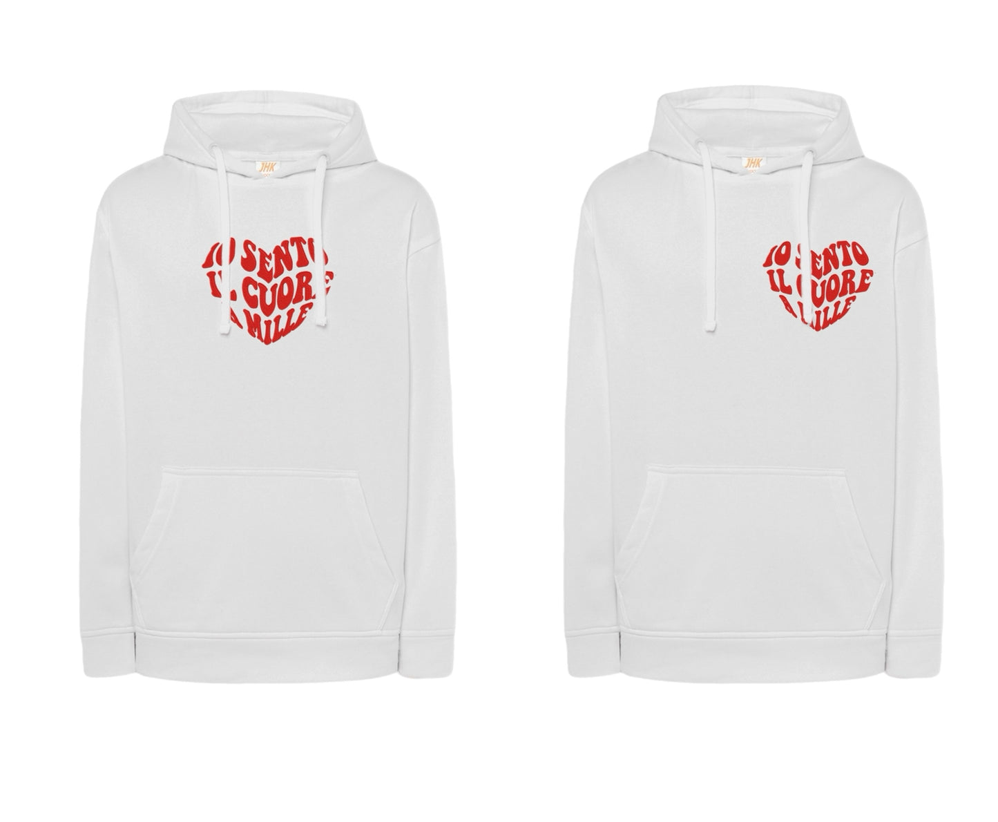 Felpa/T-shirt - IO SENTO IL CUORE A MILLE