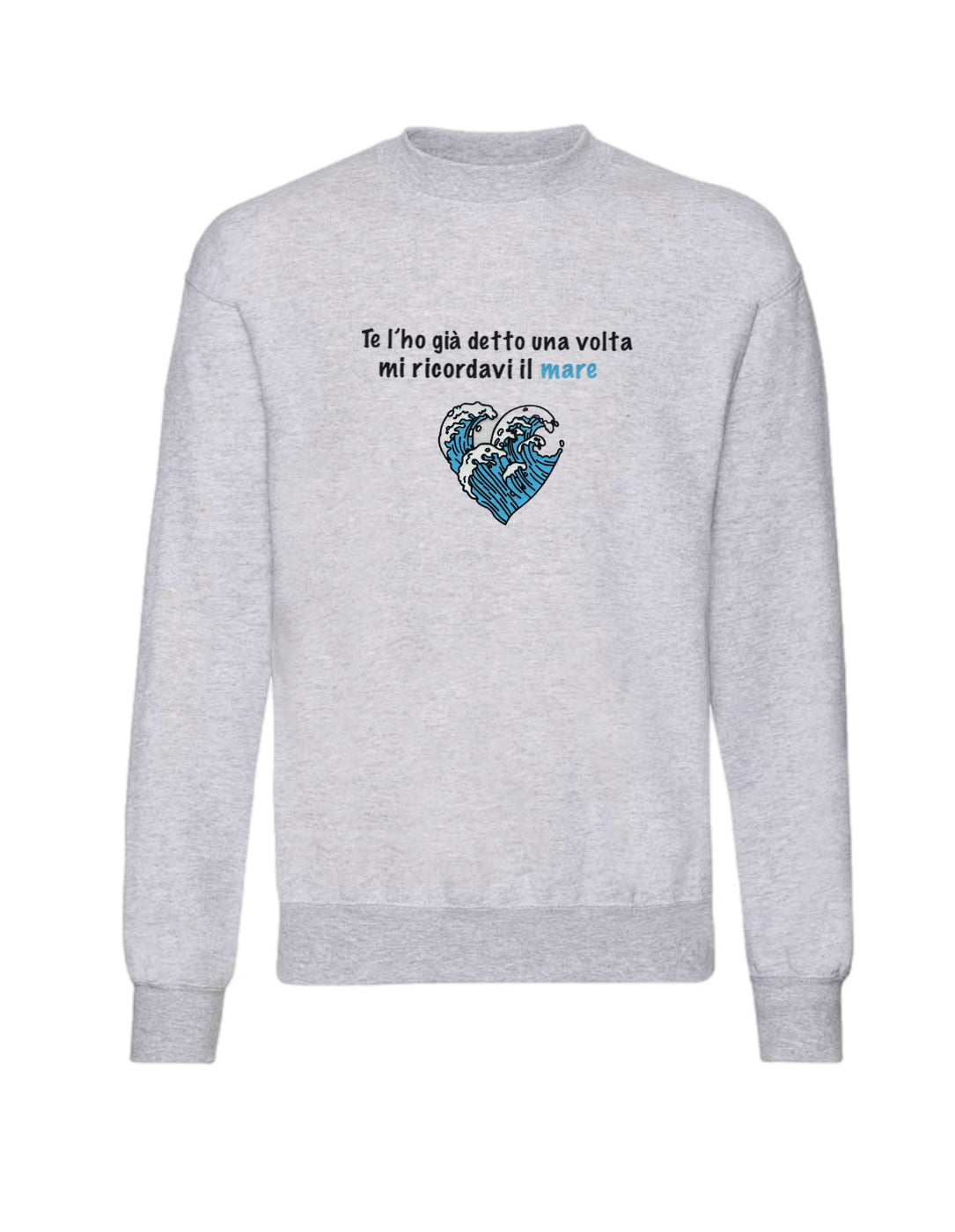 Felpa/T-shirt ~ “Mi ricordavi il mare”