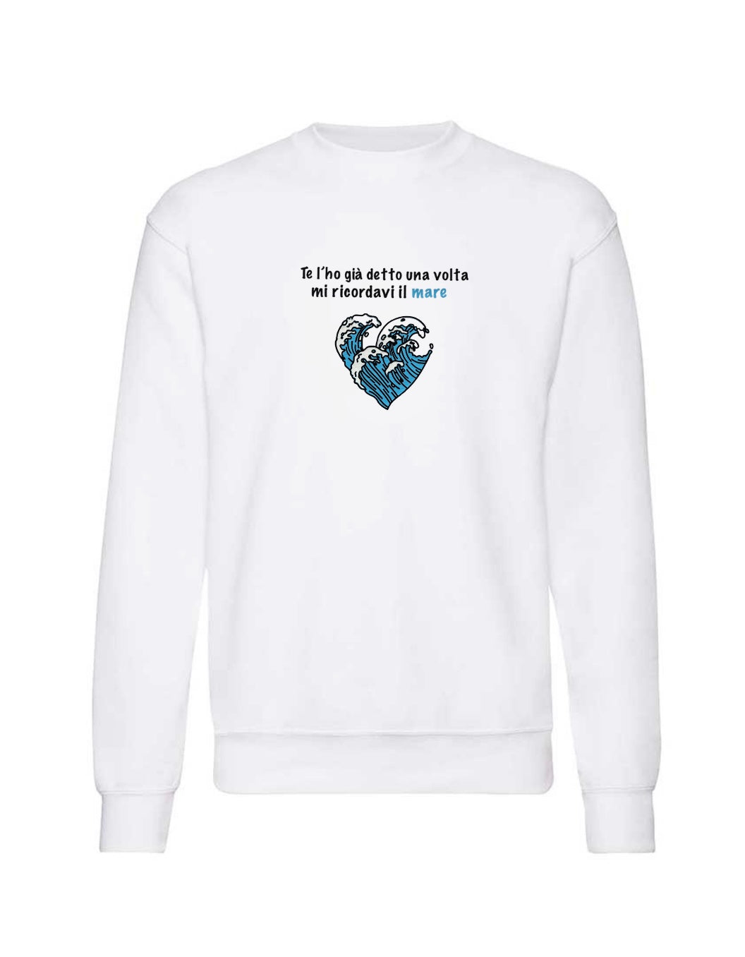 Felpa/T-shirt ~ “Mi ricordavi il mare”