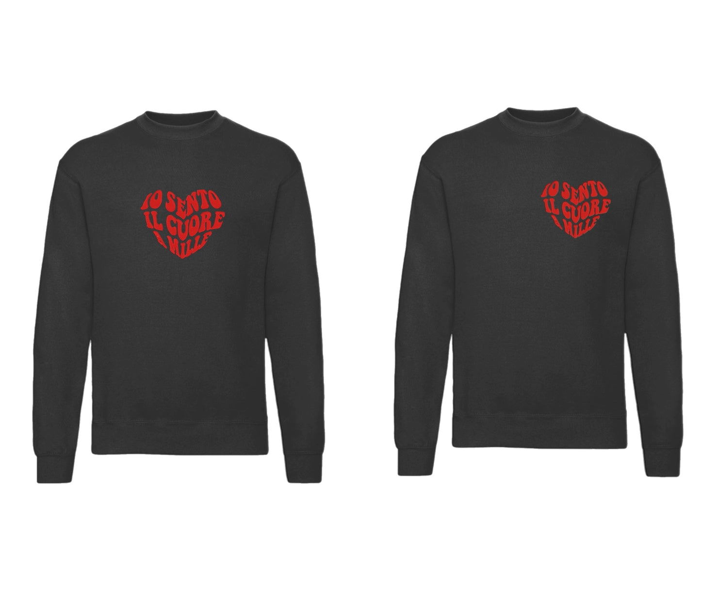 Felpa/T-shirt - IO SENTO IL CUORE A MILLE
