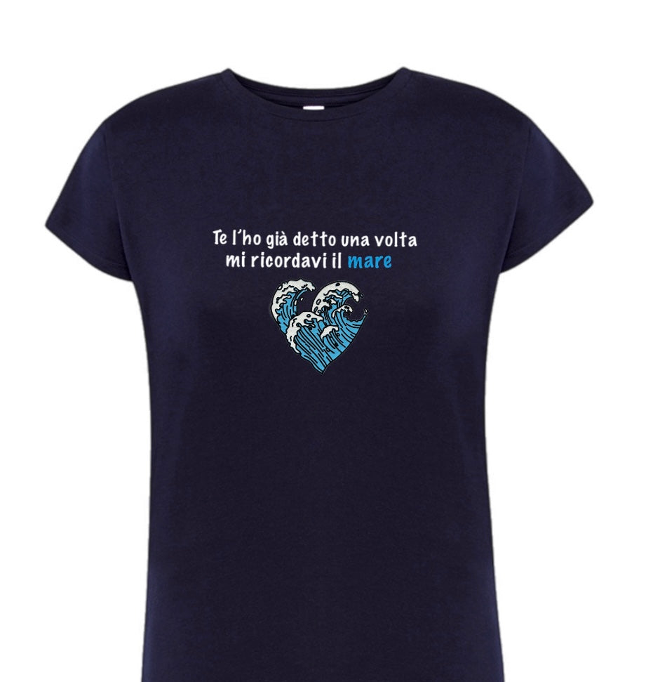 Felpa/T-shirt ~ “Mi ricordavi il mare”