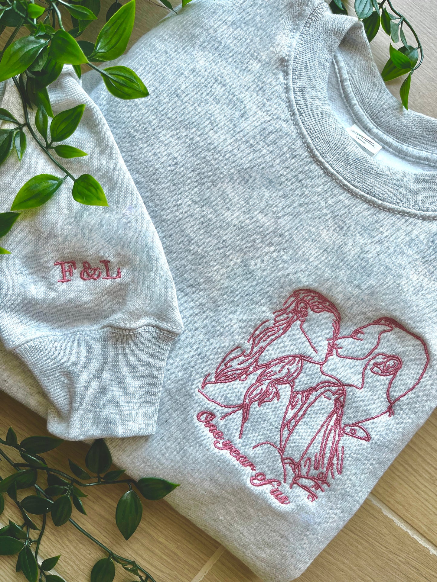 Felpa personalizzata con foto (outline)