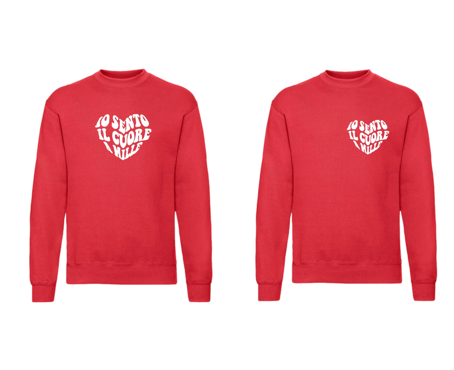Felpa/T-shirt - IO SENTO IL CUORE A MILLE