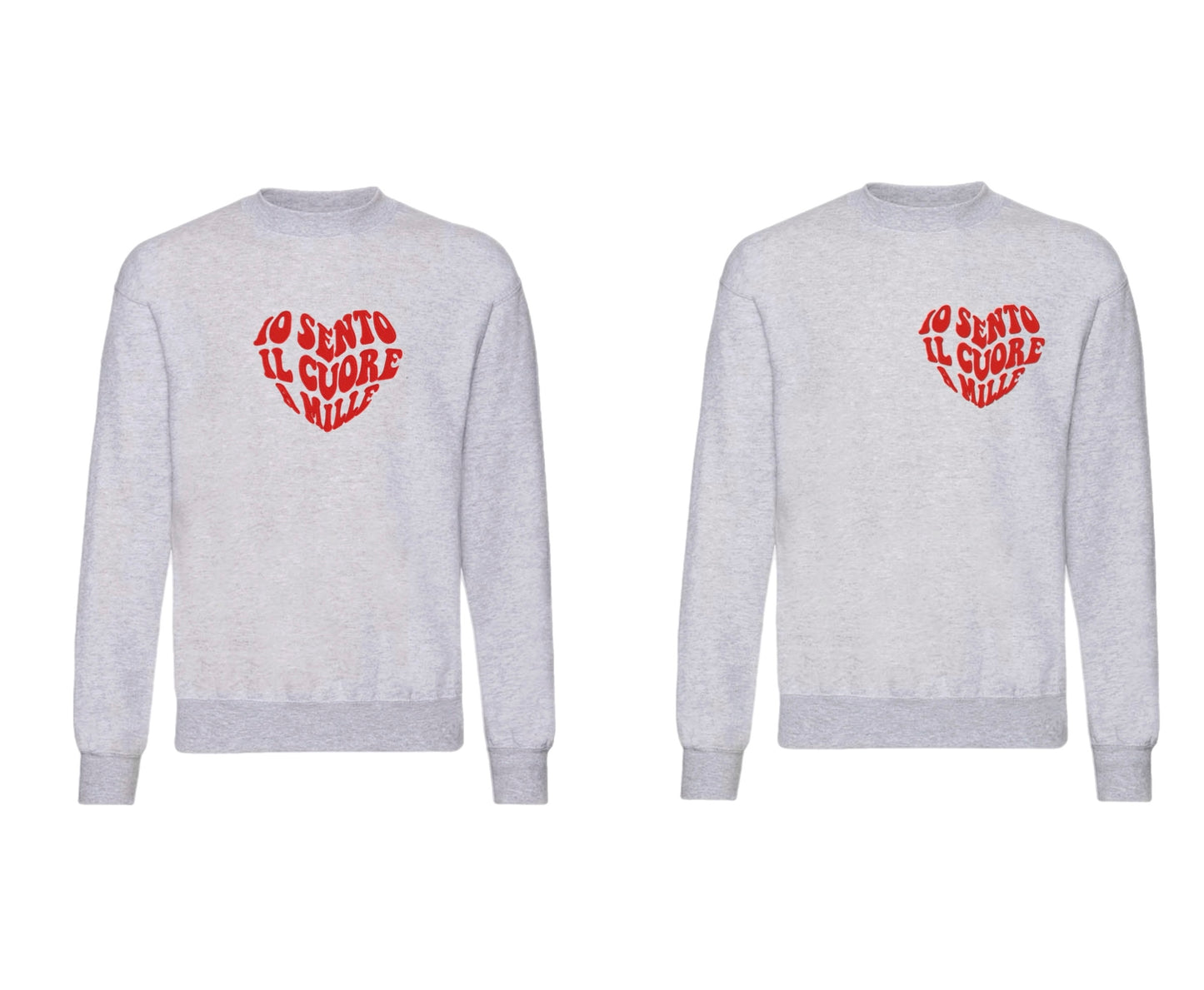 Felpa/T-shirt - IO SENTO IL CUORE A MILLE