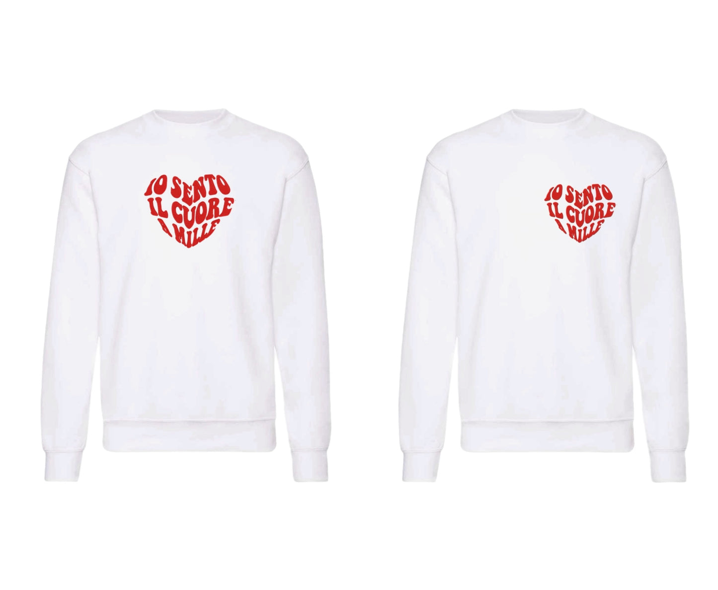 Felpa/T-shirt - IO SENTO IL CUORE A MILLE