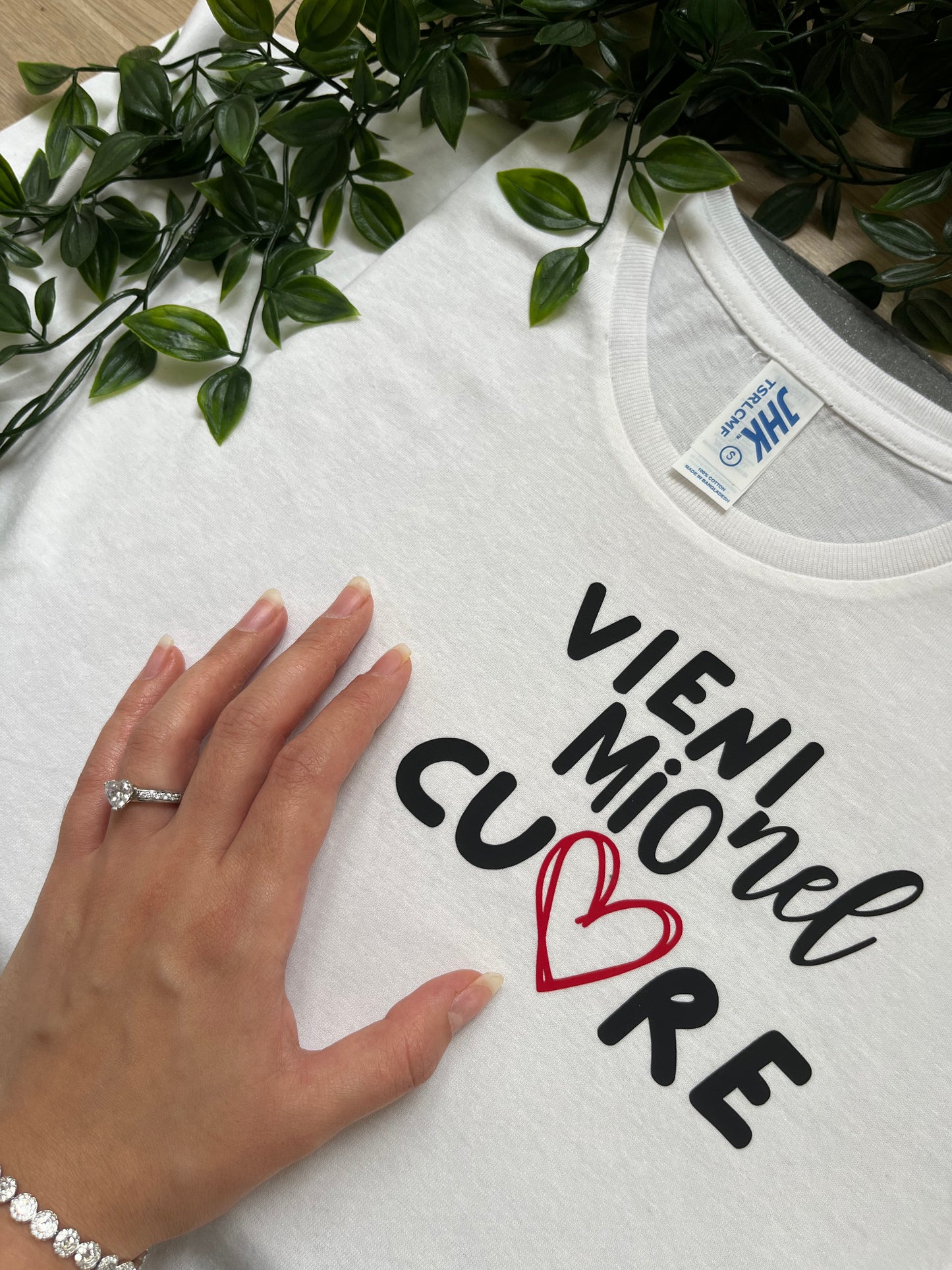 T-shirt ~ “Vieni nel mio cuore”