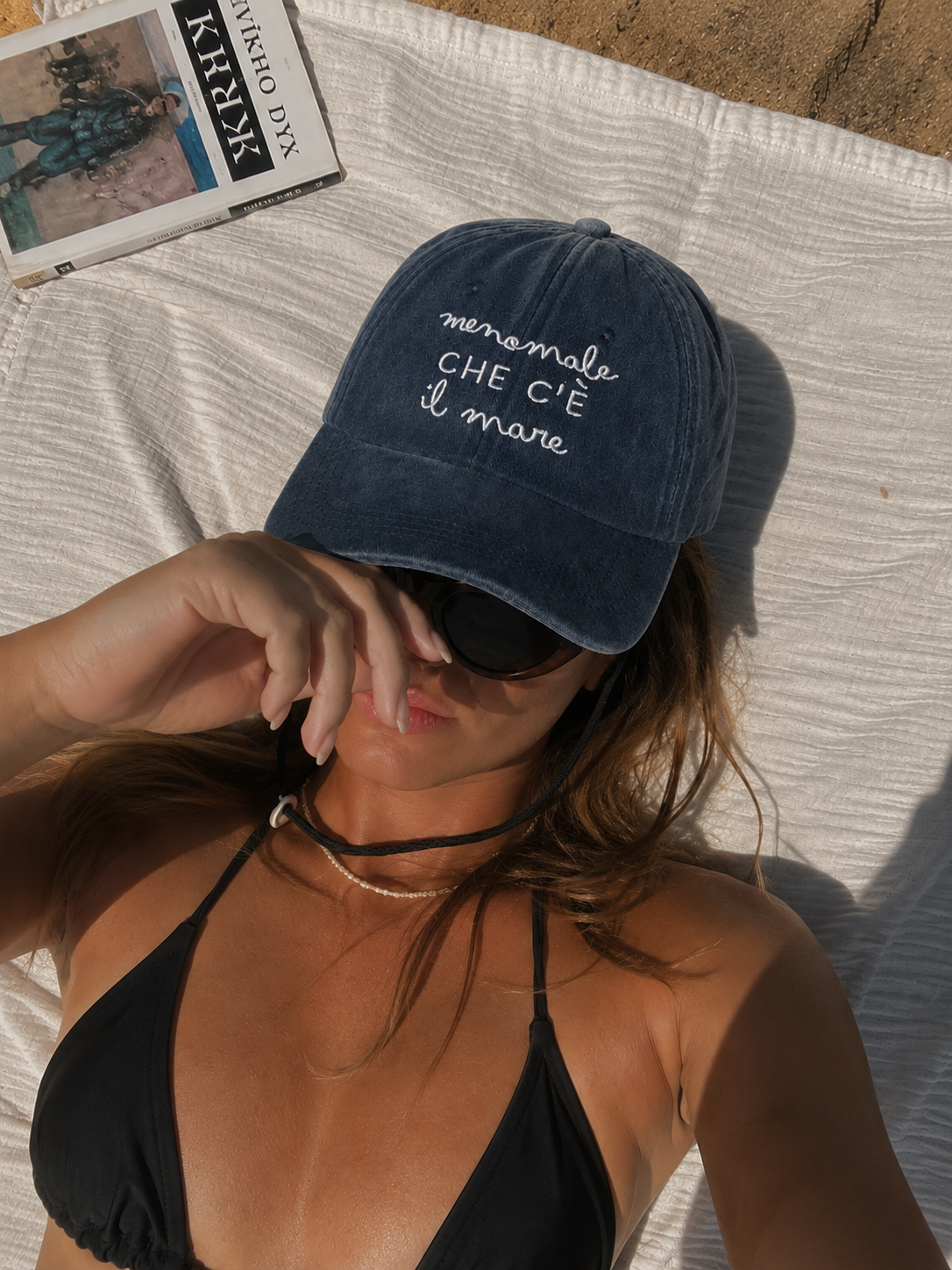 Menomale che c’è il mare- Cappello Ricamato