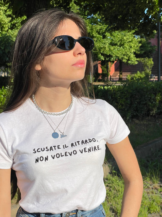 Non volevo venire ~ Felpa/T-shirt