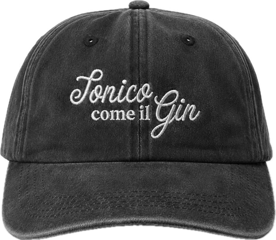 Tonico/a come il Gin - Cappello Ricamato