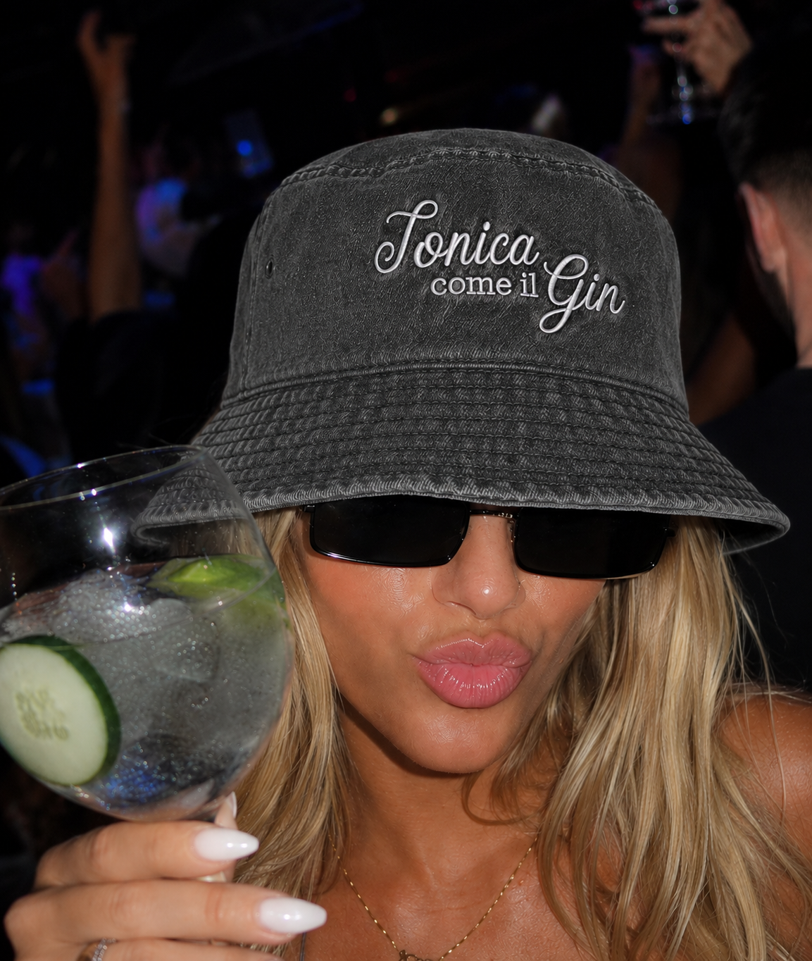 Tonico/a come il Gin - Cappello Ricamato
