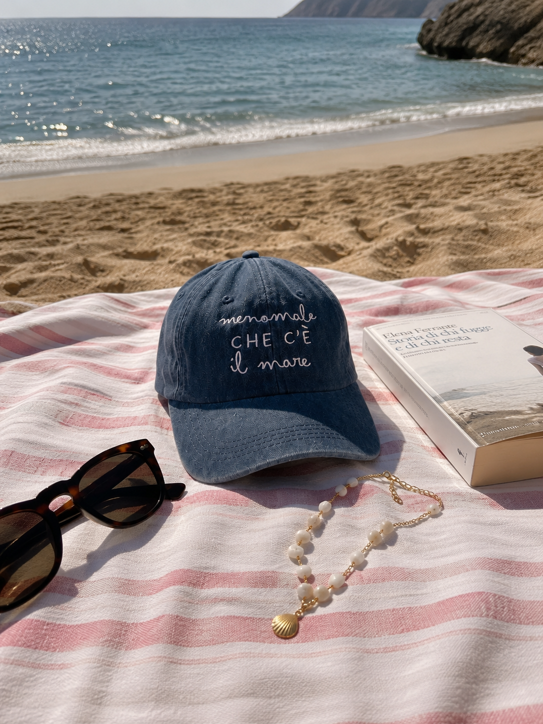 Menomale che c’è il mare- Cappello Ricamato
