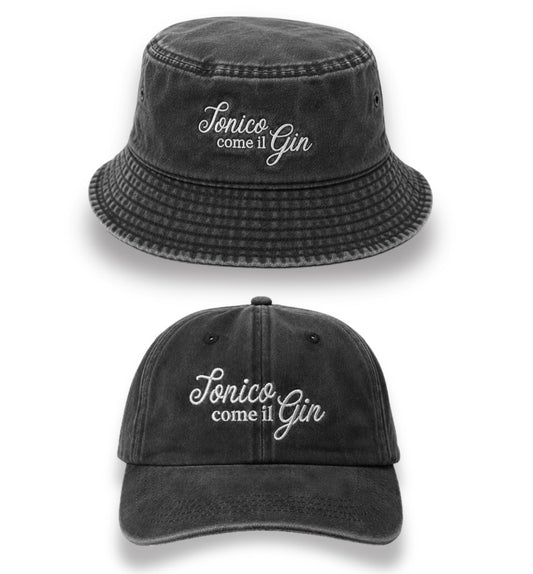 Tonico/a come il Gin - Cappello Ricamato