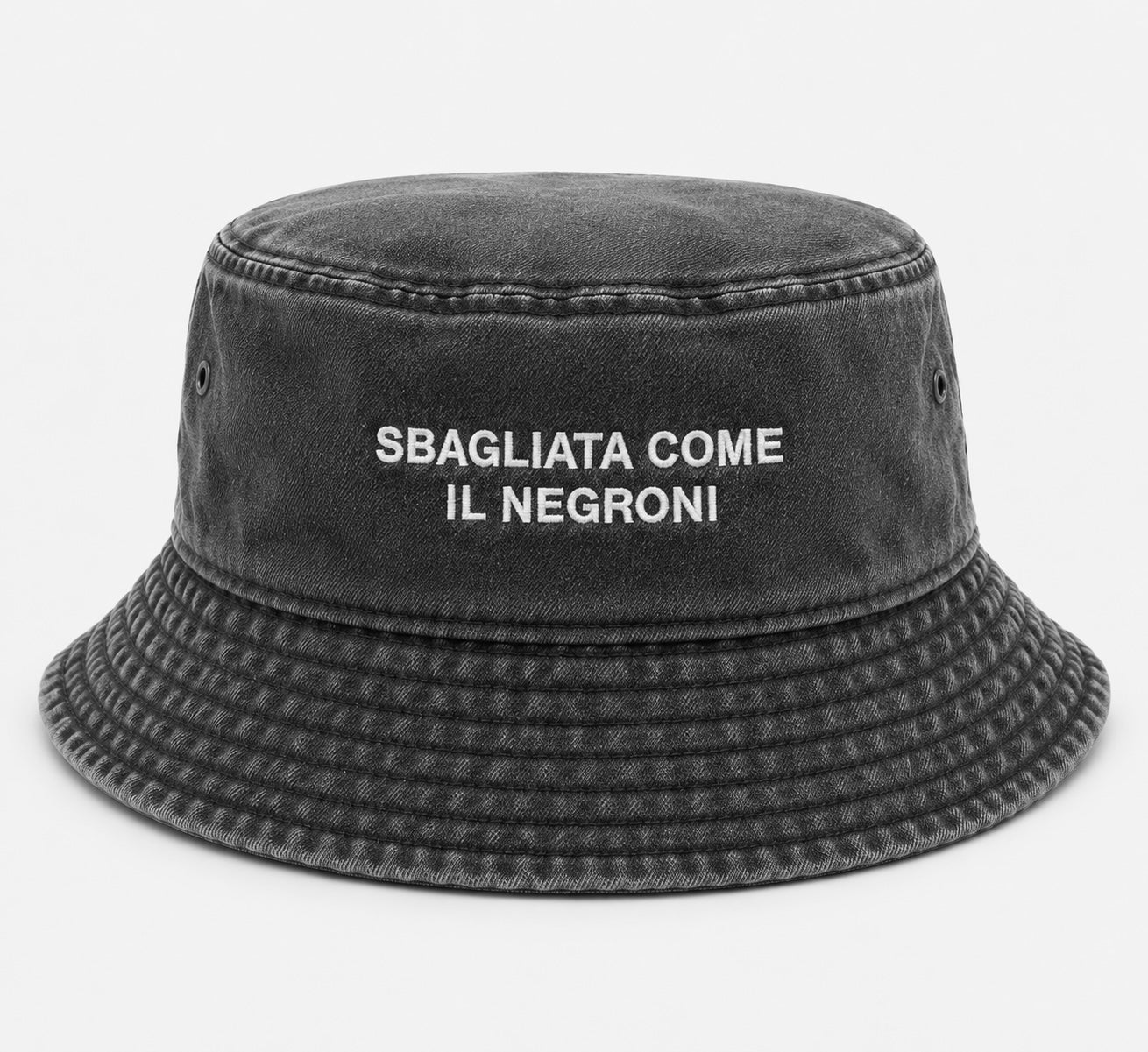 Sbagliato/a come il Negroni - Cappello Ricamato