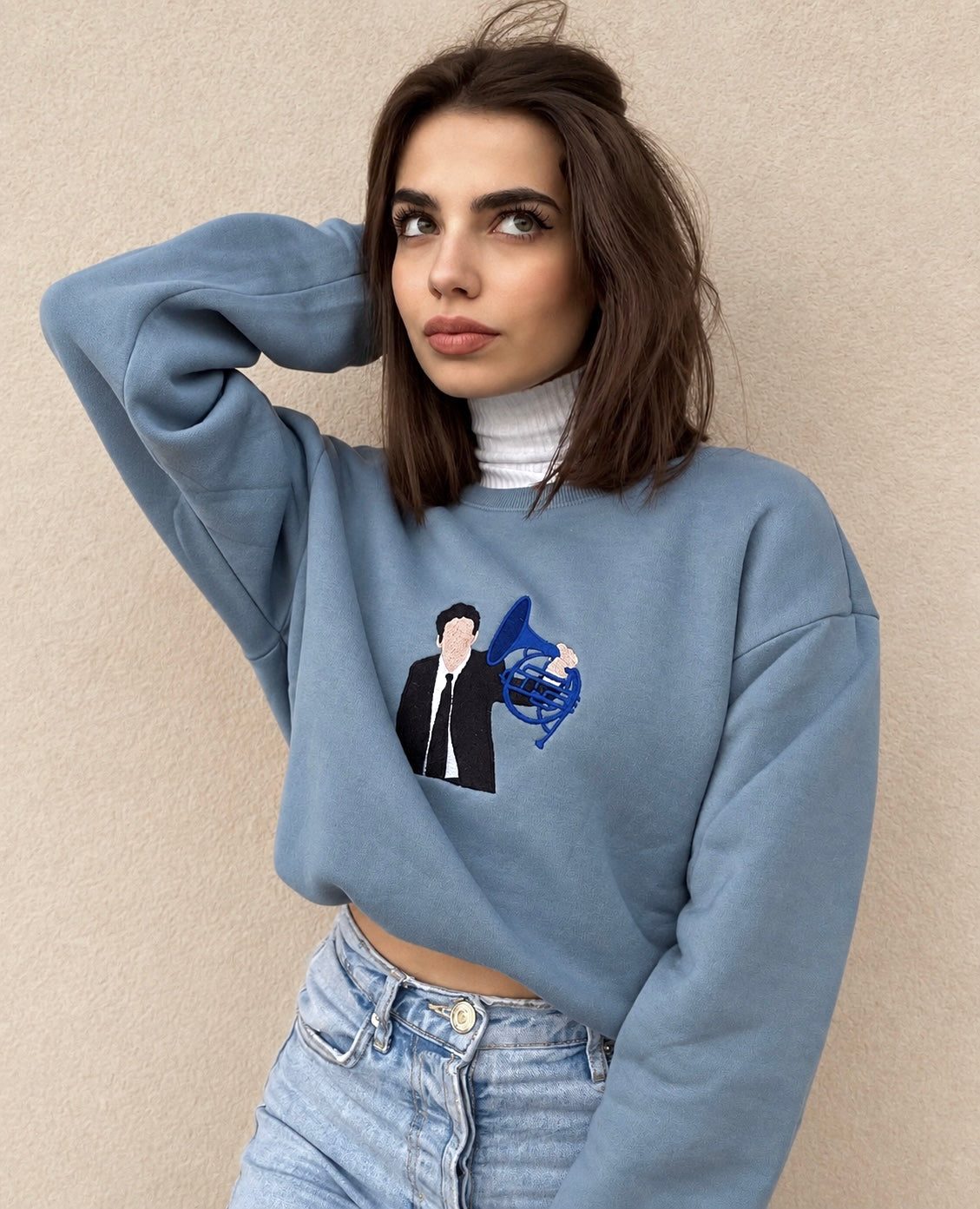 Corno Francese Blu - Felpa Unisex/T-shirt