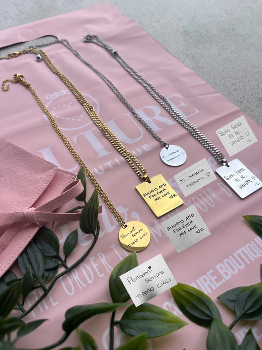 Collana con dedica