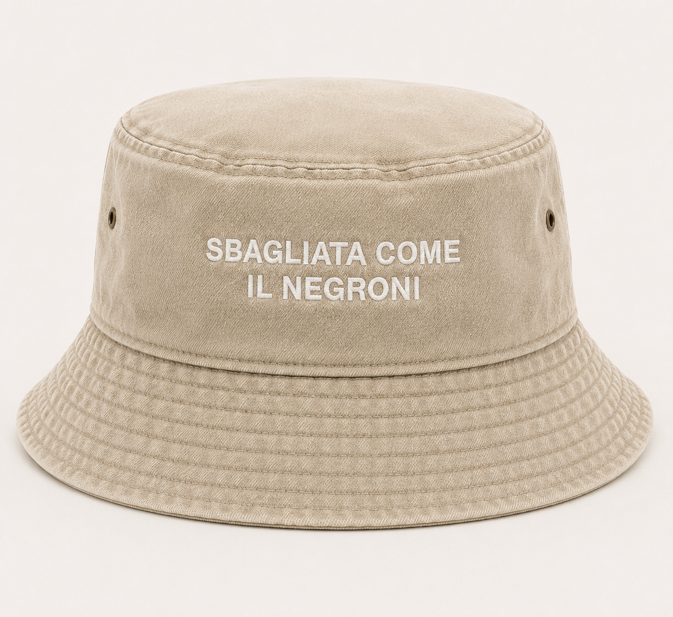 Sbagliato/a come il Negroni - Cappello Ricamato