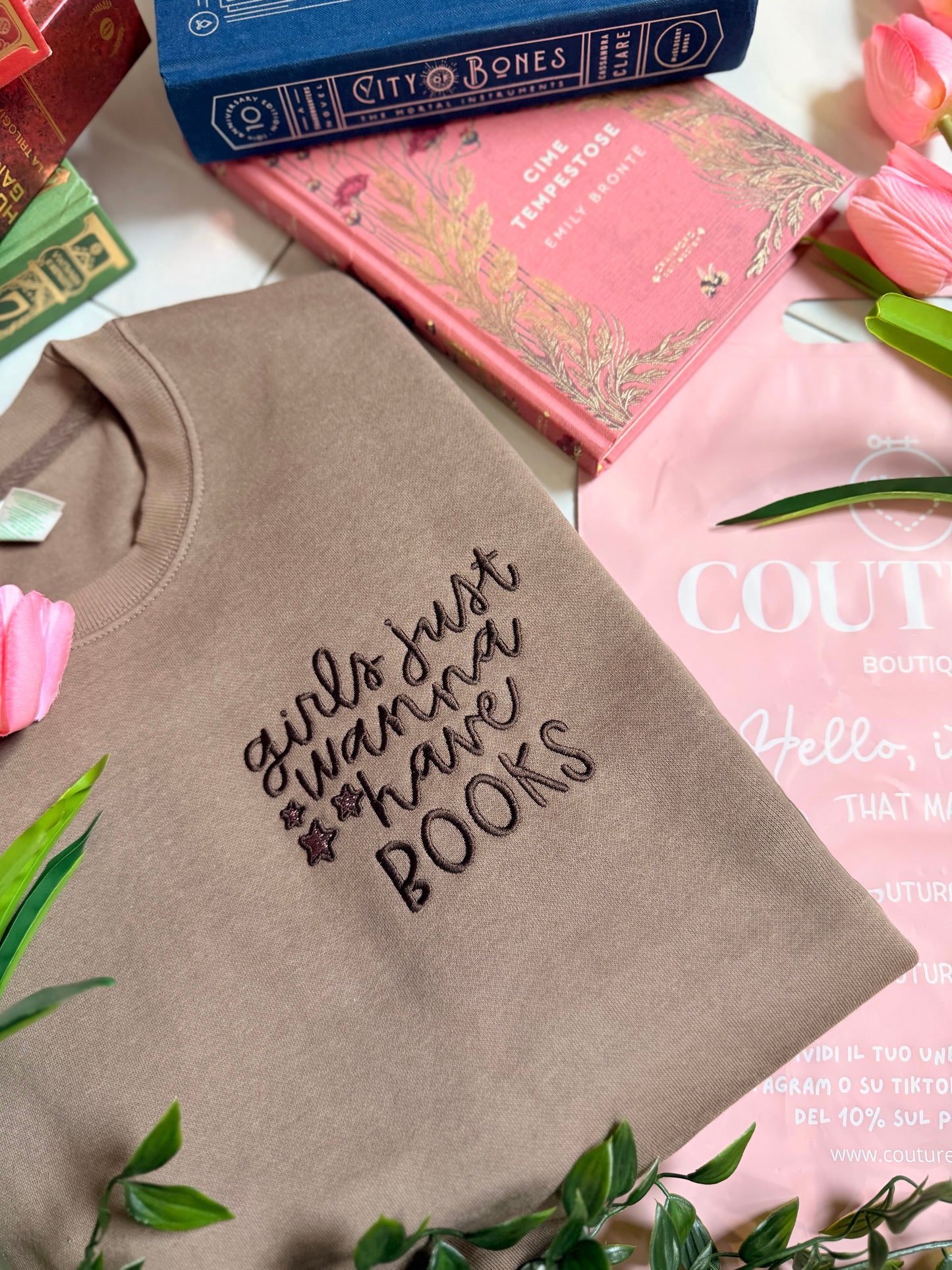 Girls Just Wanna Have Books - Felpa/T-shirt